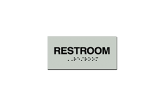 Signs By Web - ADA Wayfinding Restroom Placard Sign