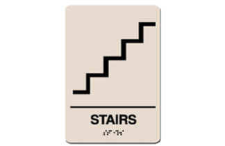 Signs By Web - ADA Wayfinding Stairs Sign