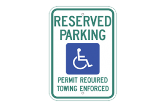 Signs By Web - ADA Reserved Parking Sign