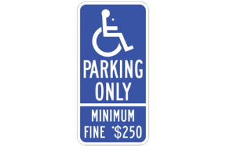 Signs By Web - ADA Reserved Parking Sign