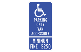 Signs By Web - ADA Reserved Parking Sign