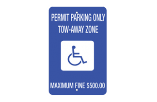 Signs By Web - ADA Reserved Parking Sign