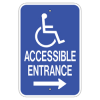 Signs By Web - ADA Accessible Entrance Sign