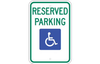 Signs By Web - ADA Reserved Parking Sign