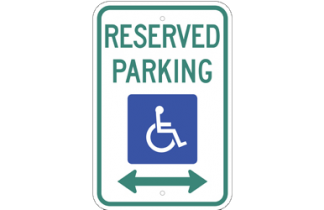 Signs By Web - ADA Reserved Parking Sign