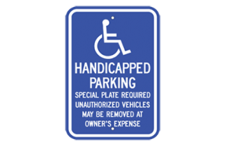 Signs By Web - ADA Reserved Parking Sign