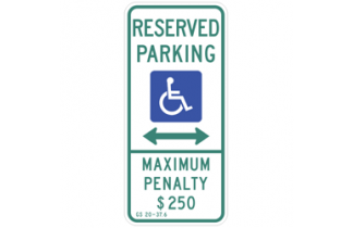 Signs By Web - ADA Reserved Parking Sign