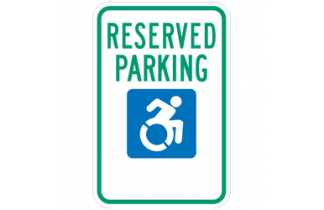 Signs By Web - ADA Reserved Parking Sign