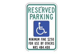 Signs By Web - ADA Reserved Parking Sign