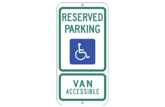 Signs By Web - ADA Reserved Parking Sign