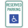 Signs By Web - ADA Reserved Parking Sign