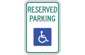 Signs By Web - ADA Reserved Parking Sign