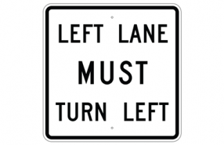 Signs By Web -Regulatory Turning Restriction Signs