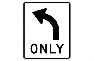 Signs By Web -Regulatory Turning Restriction Signs