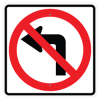 Signs By Web -Regulatory Turning Restriction Signs