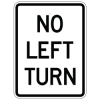 Signs By Web -Regulatory Turning Restriction Signs