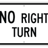 Signs By Web -Regulatory Turning Restriction Signs