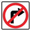 Signs By Web -Regulatory Turning Restriction Signs