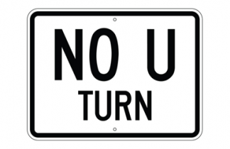 Signs By Web -Regulatory Turning Restriction Signs