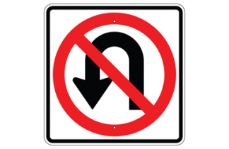 Signs By Web -Regulatory Turning Restriction Signs