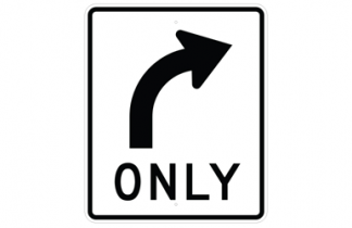 Signs By Web -Regulatory Turning Restriction Signs