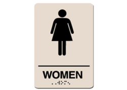 Signs By Web - ADA Wayfinding Women Restroom Sign